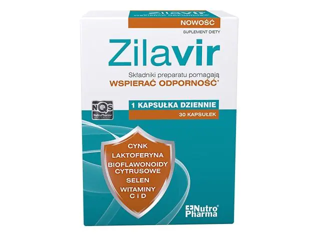 Zilavir 30 kapsulių