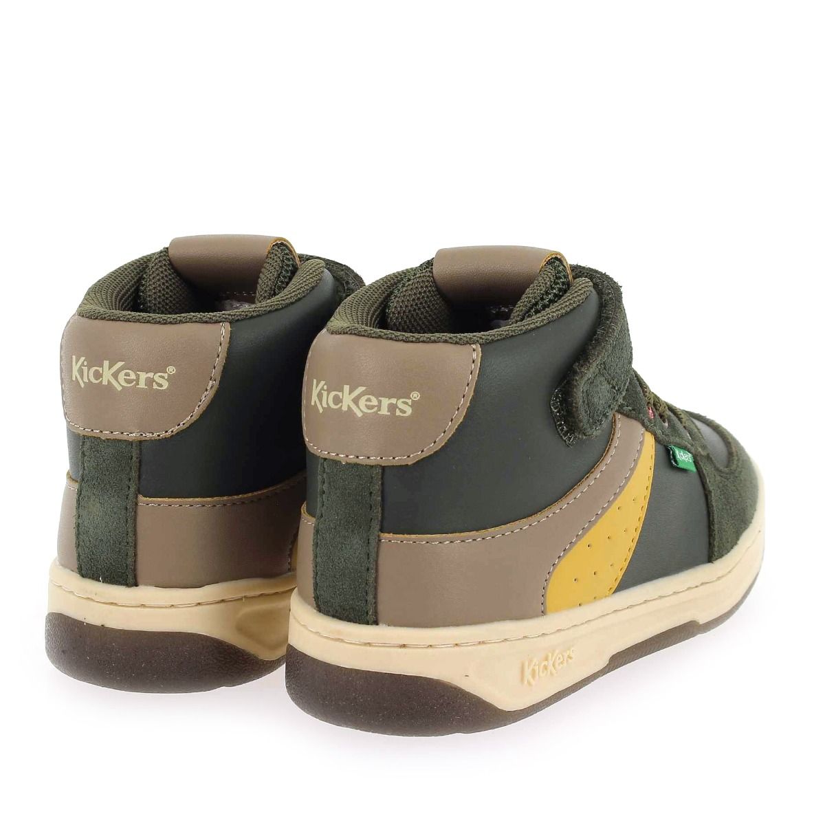 Kickers  KICKALIEN H22 - Kaki Jaune