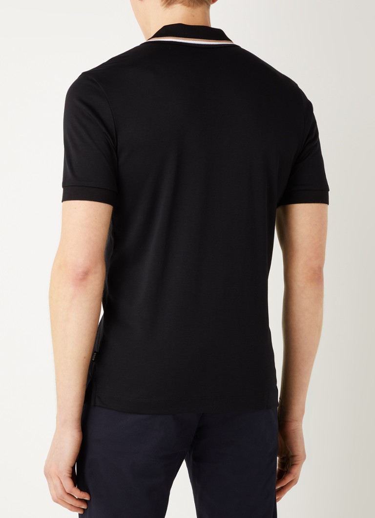 Polo HUGO BOSS Penrose slim fit com logotipo