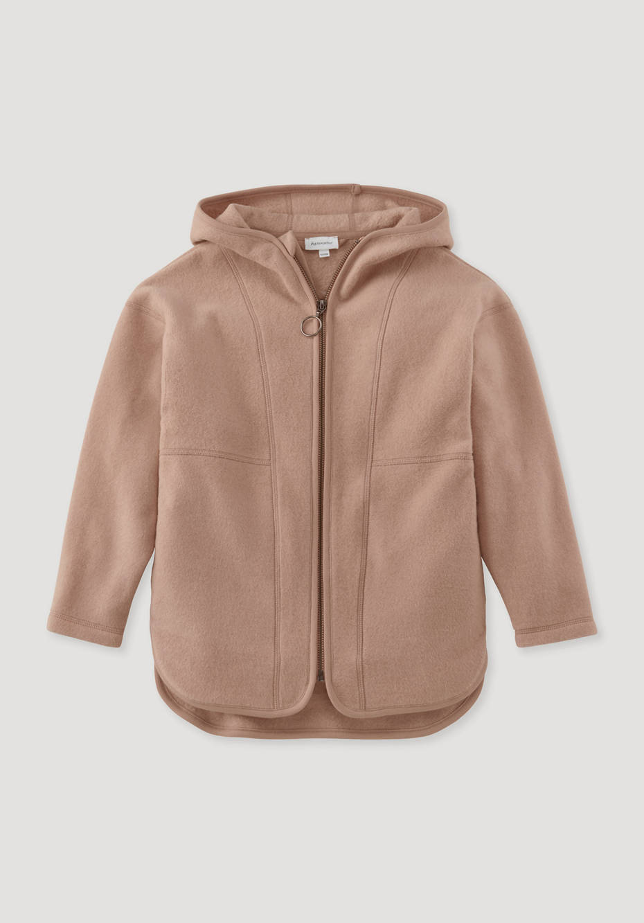 Softfleece-Jacke aus reiner Bio-Baumwolle