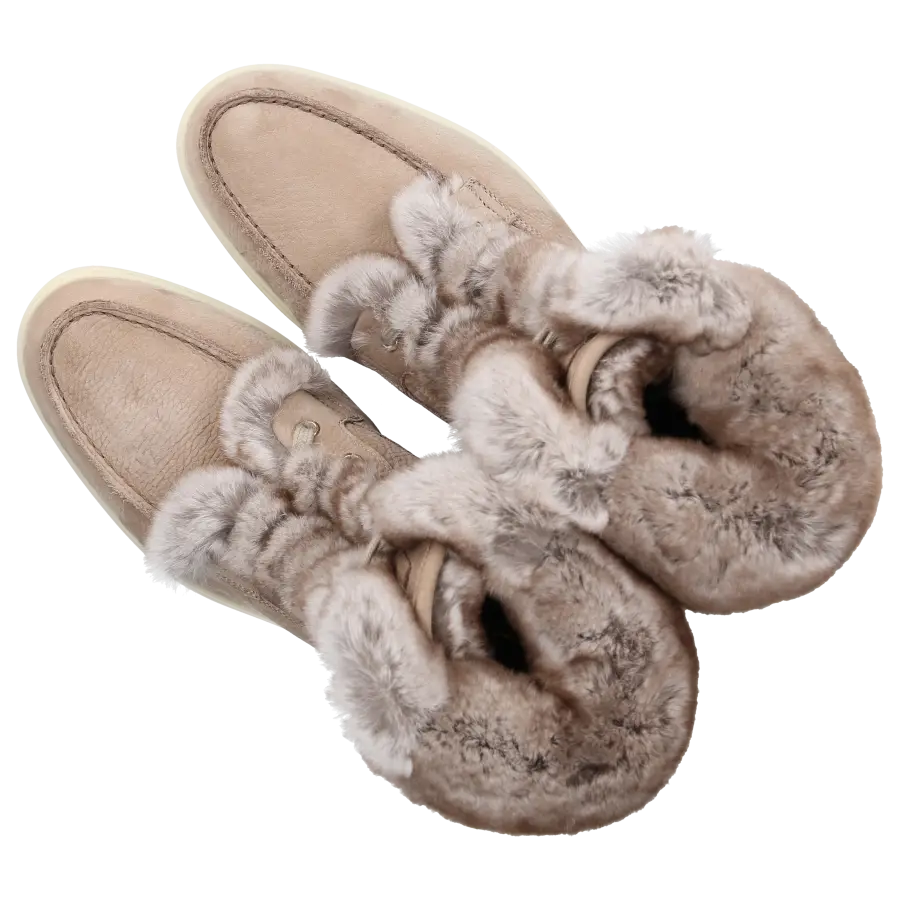 Santoni - Stiefeletten 59753 Nubukleder - grau