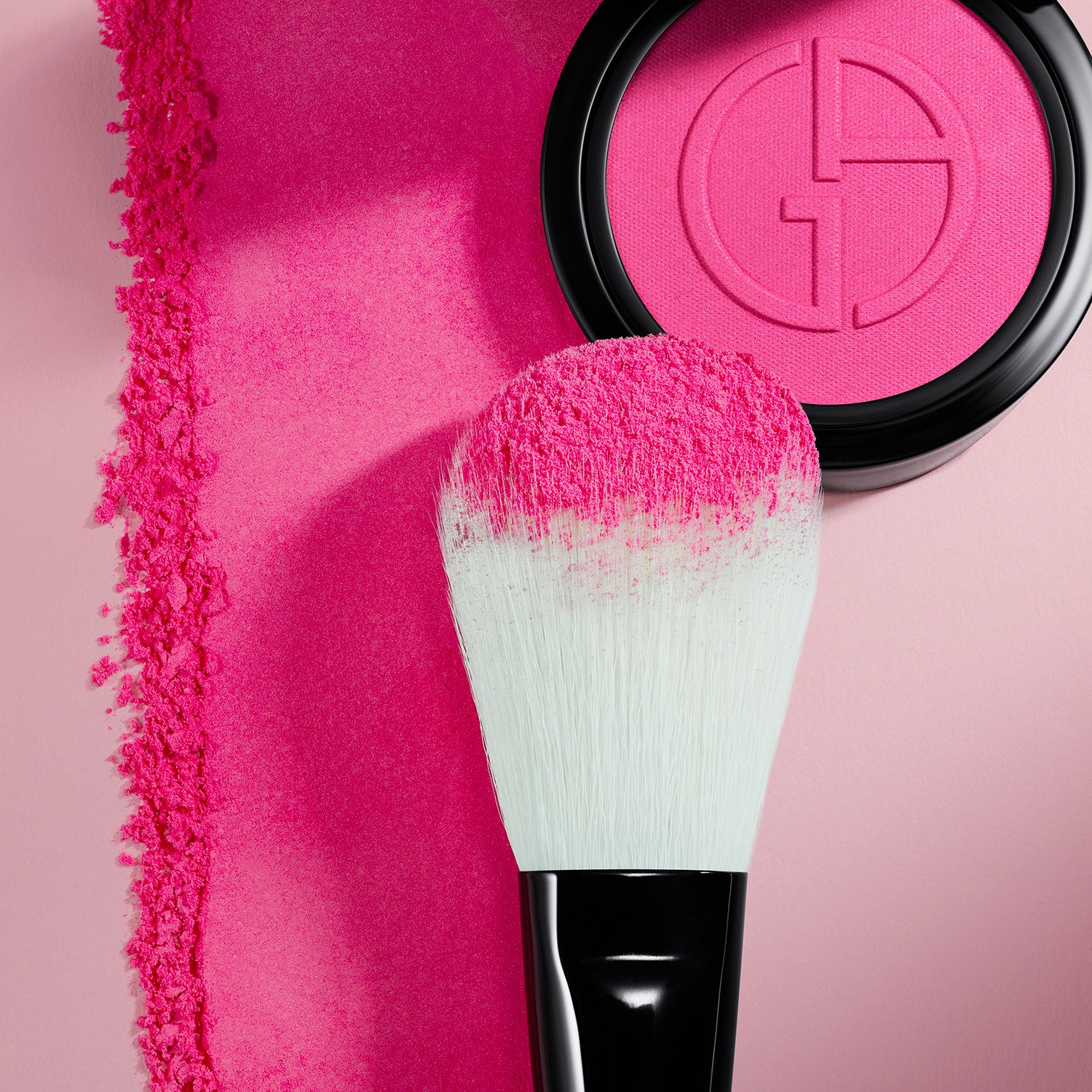Svietiaca hodvábna lícenka Face Luminous Silk Glow - Kompaktná lícenka