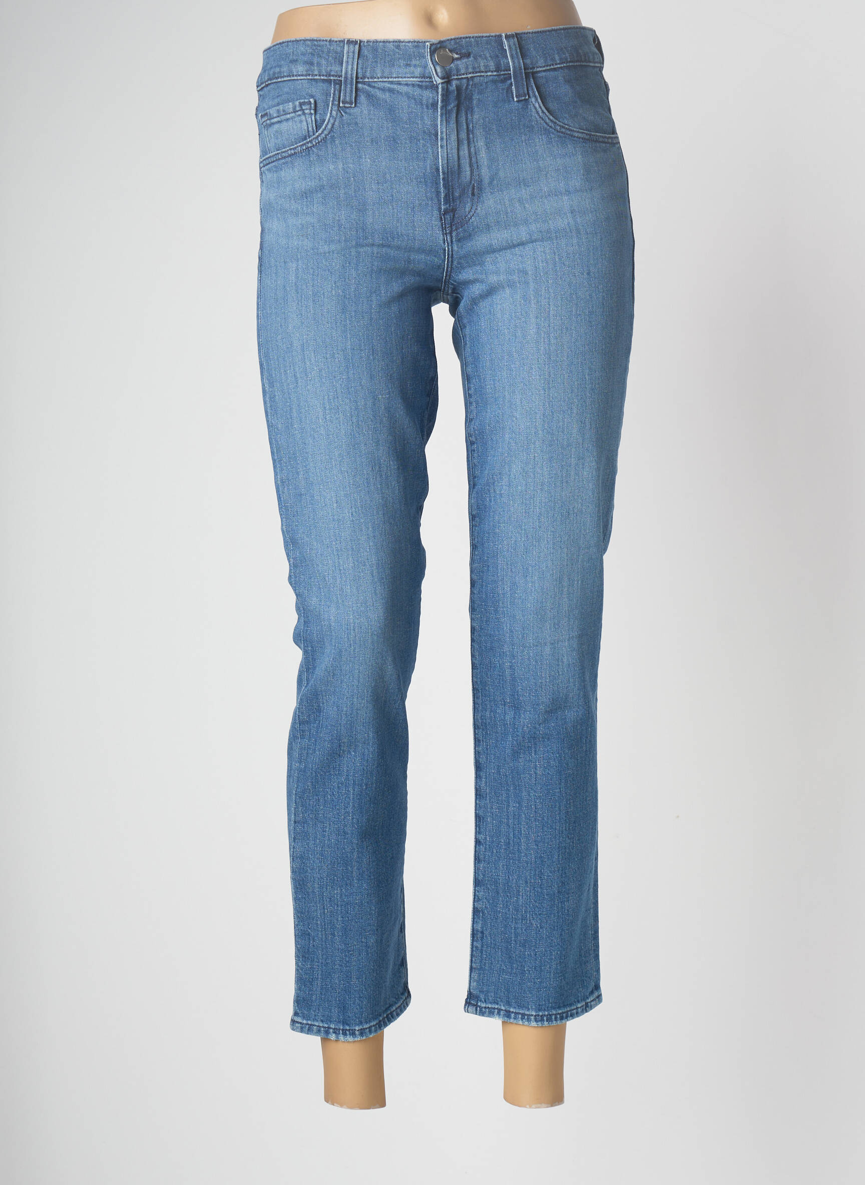 J Brand Jeans Coupe Droite Femme couleur bleu