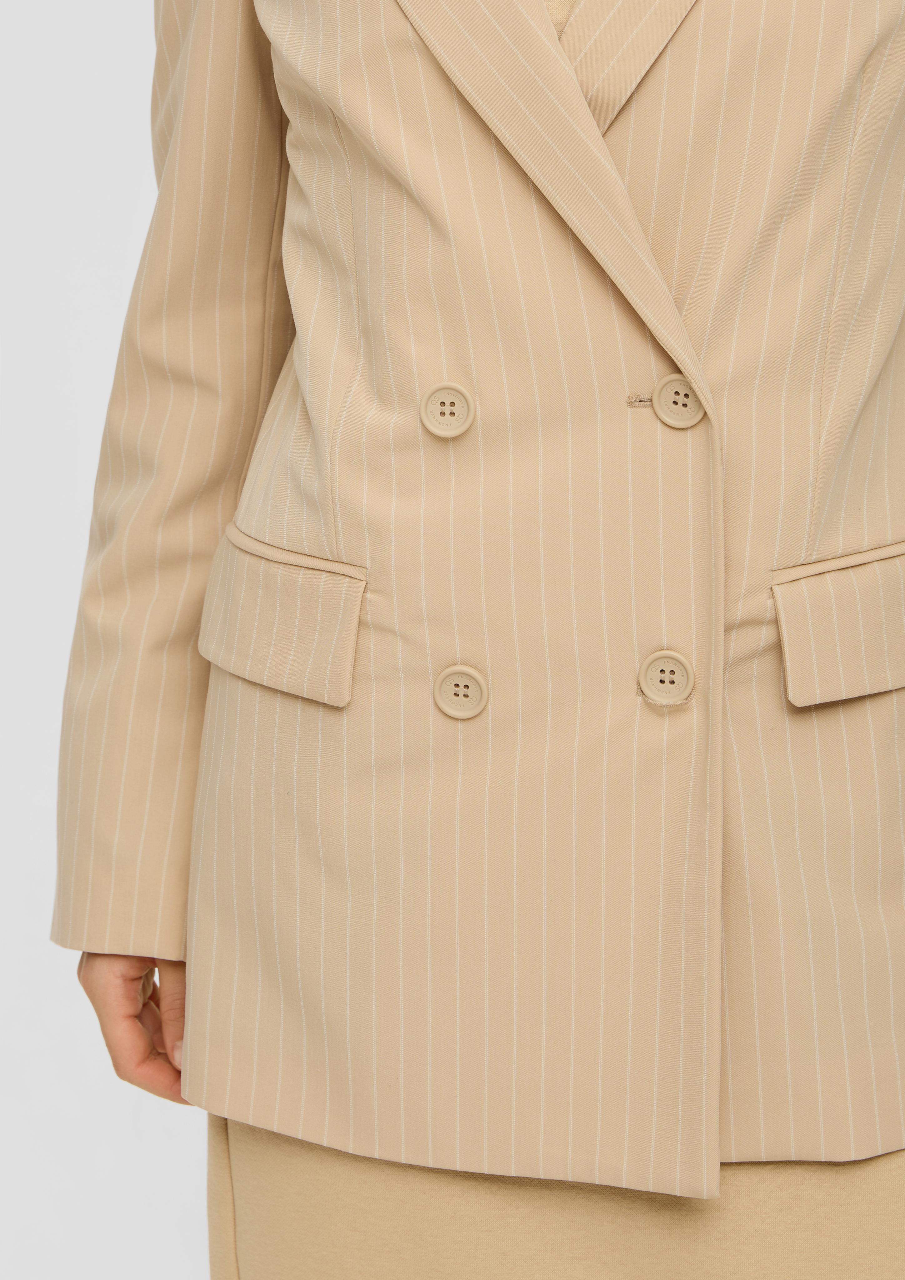 Oversized Blazer mit Nadelstreifen  2140873-81J0