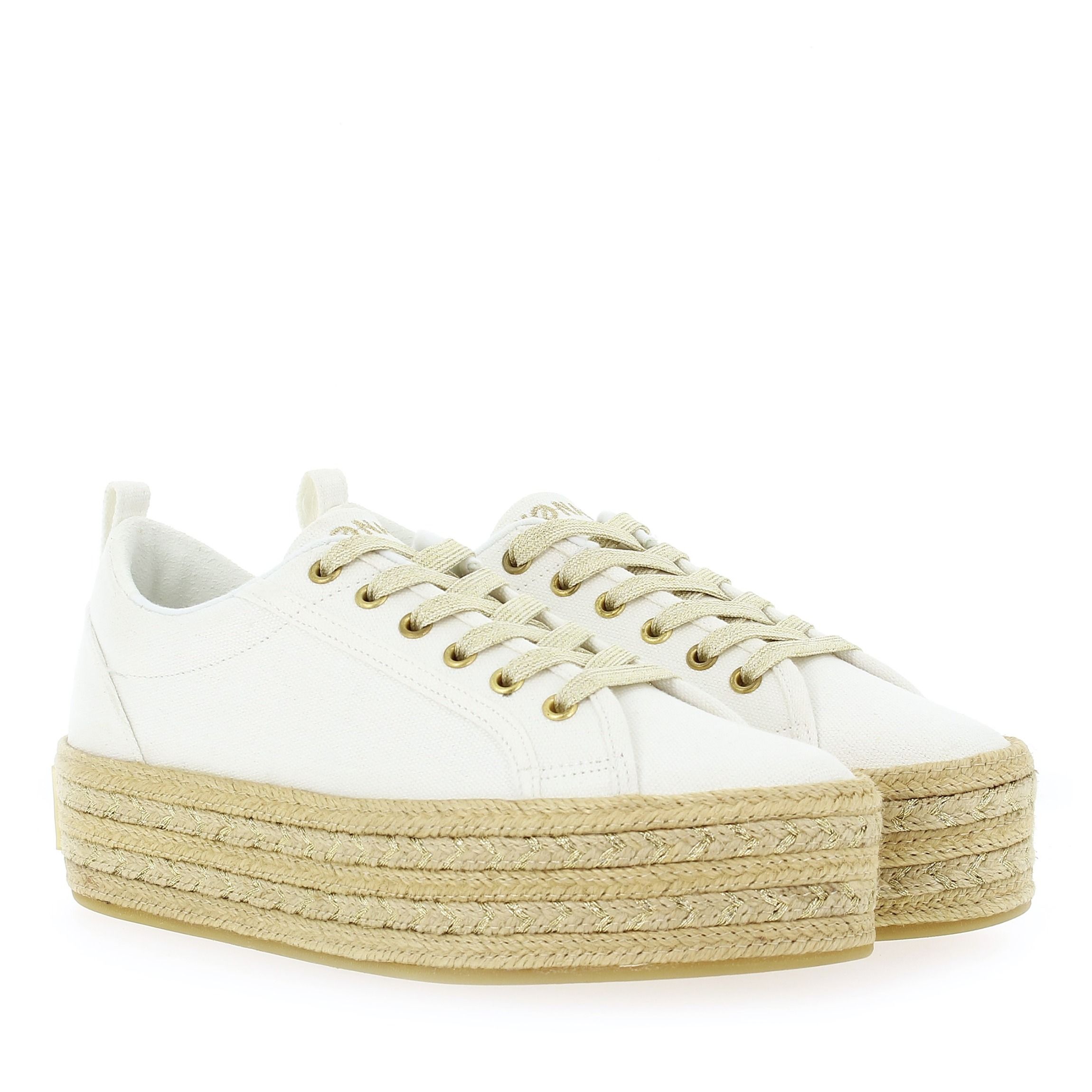 No Name  SORA SNEAKER W - Blanc Beige