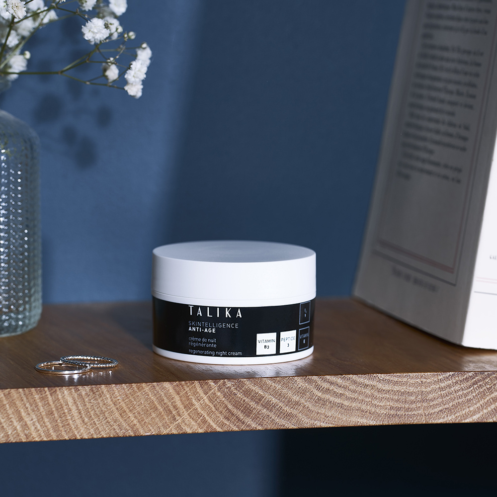 Talika Skintelligence Anti-age - Crème de NuitRégénérante Crème de nuit anti-âge stimulant la régénération naturelle de la peau