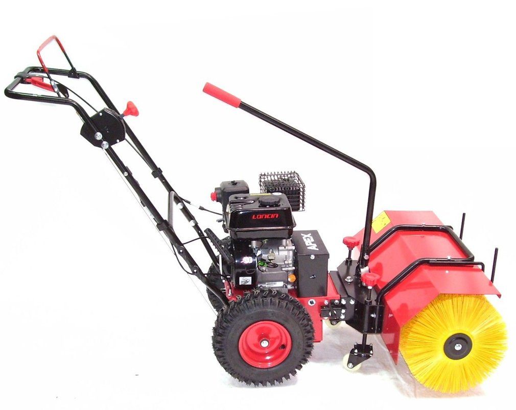 Apex Kehrmaschine 55737 Kehrmaschine 800 mm Motorbesen 80 cm Besen Schneeräumer Schneeschieber