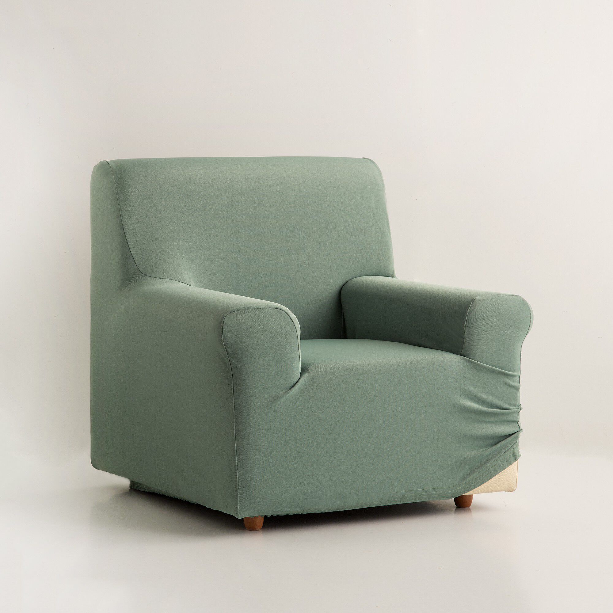 Housse unie fauteuil canapé bi-extensible