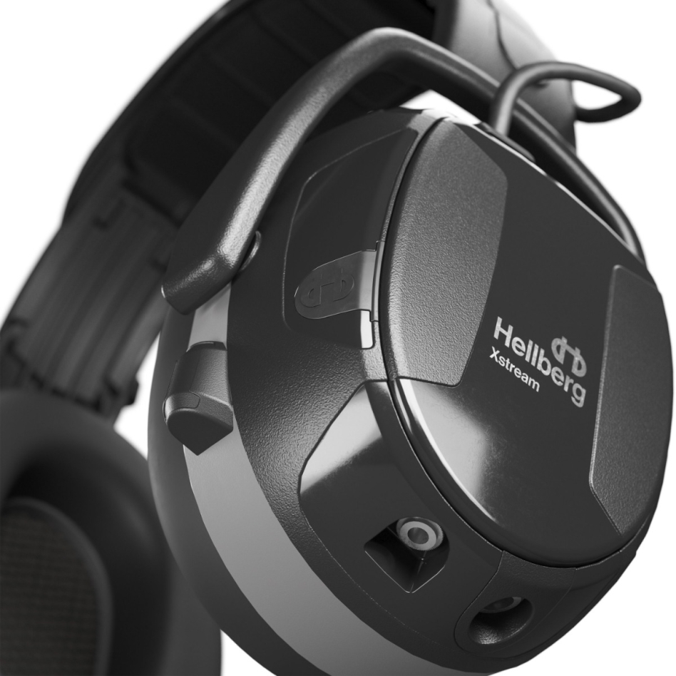 Auriculares con diadema Hellberg 48000-001 X-STREAM con reducción de ruido de 29 dB y Bluetooth.