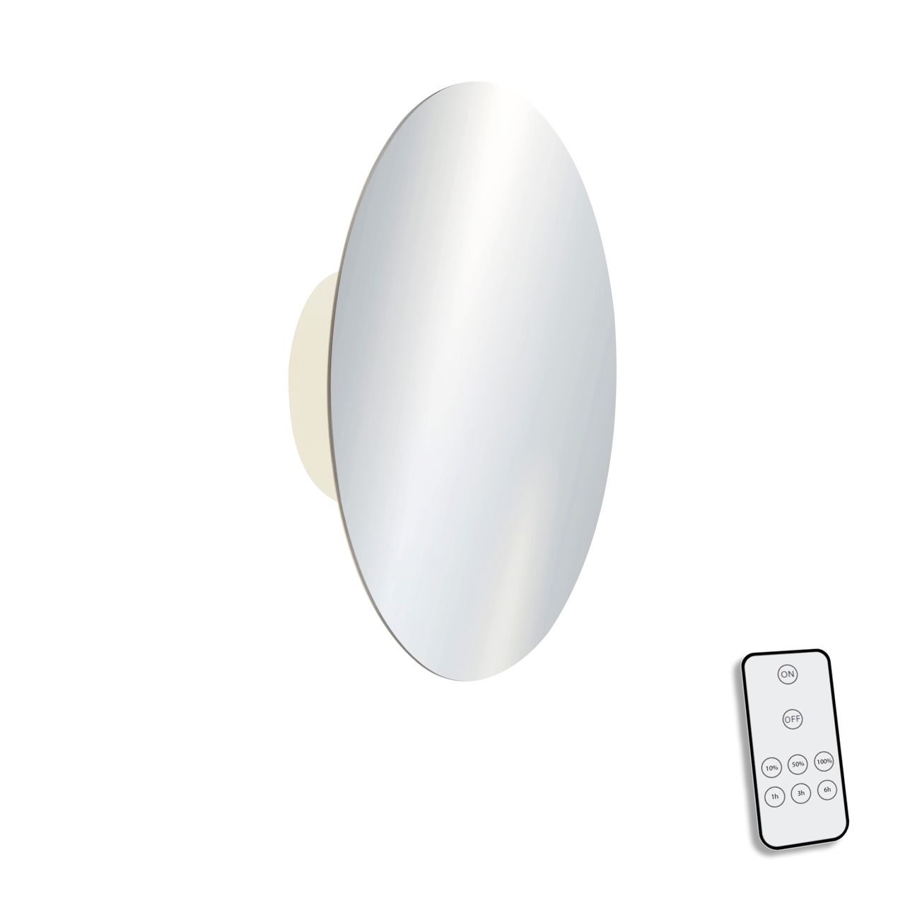 Paul Neuhaus LED Wandleuchte AKKU PUNTUA, Akkubetrieb, Klettverschluss, Chrom