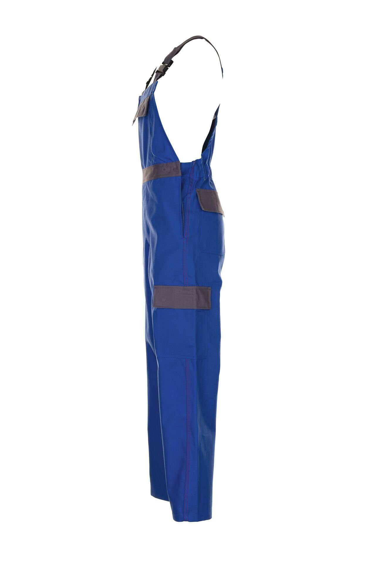 Planam Arbeitslatzhose Latzhose Major Protect kornblumenblau/grau Gr. 50 (1-tlg)