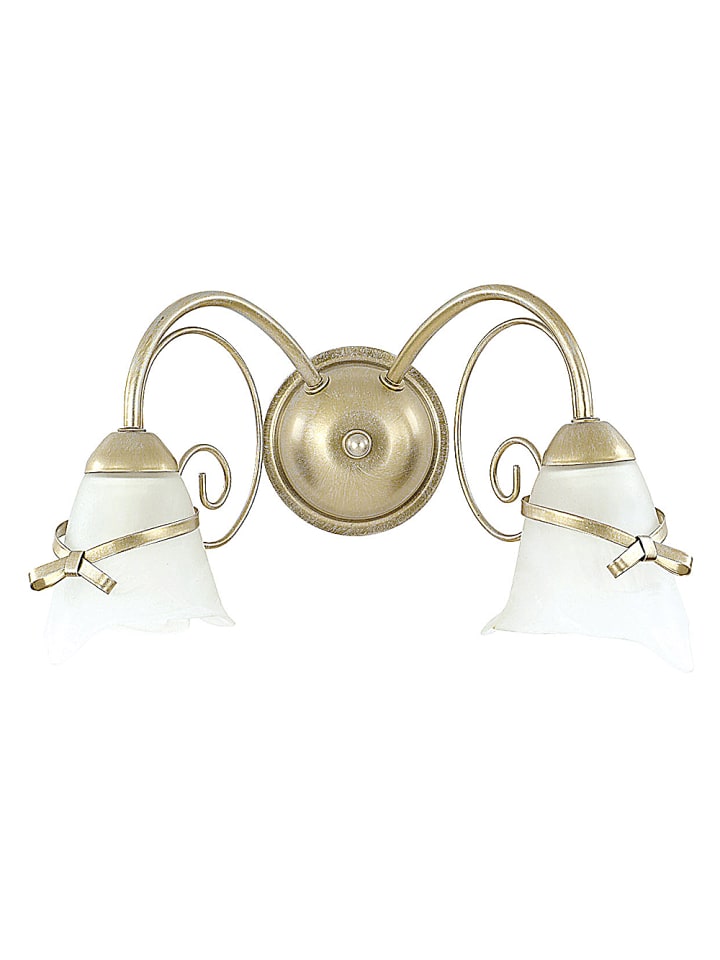 Licht-Erlebnisse Wandlampe in Gold Weiß günstig kaufen onesize