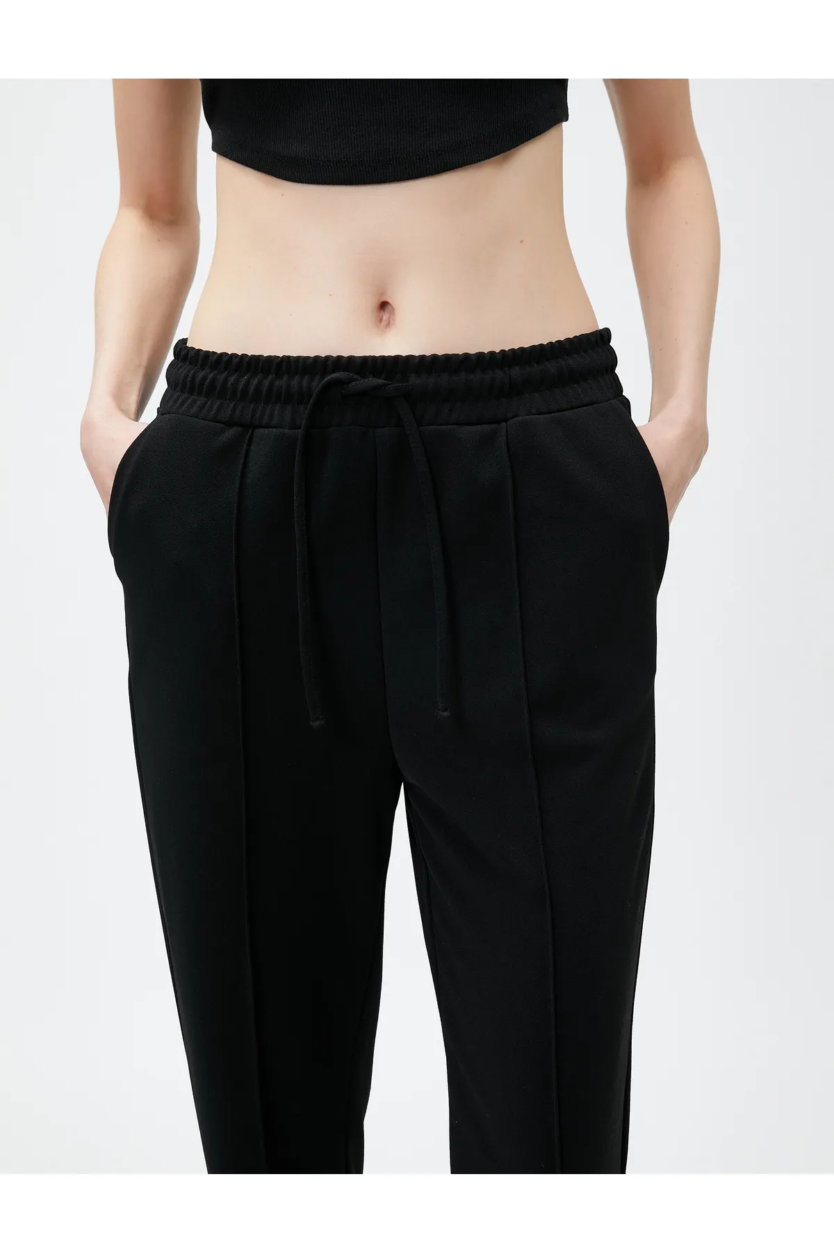 Koton  Jogginghose mit schmalem Bein und gerippter Taille zum Binden