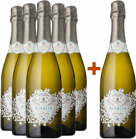 5+1 Rosalia Prosecco DOC extra trocken - Giusti Wine