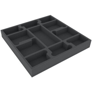 Feldherr 295 mm x 295 mm x 40 mm Schaumstoffeinlage für Brettspiele