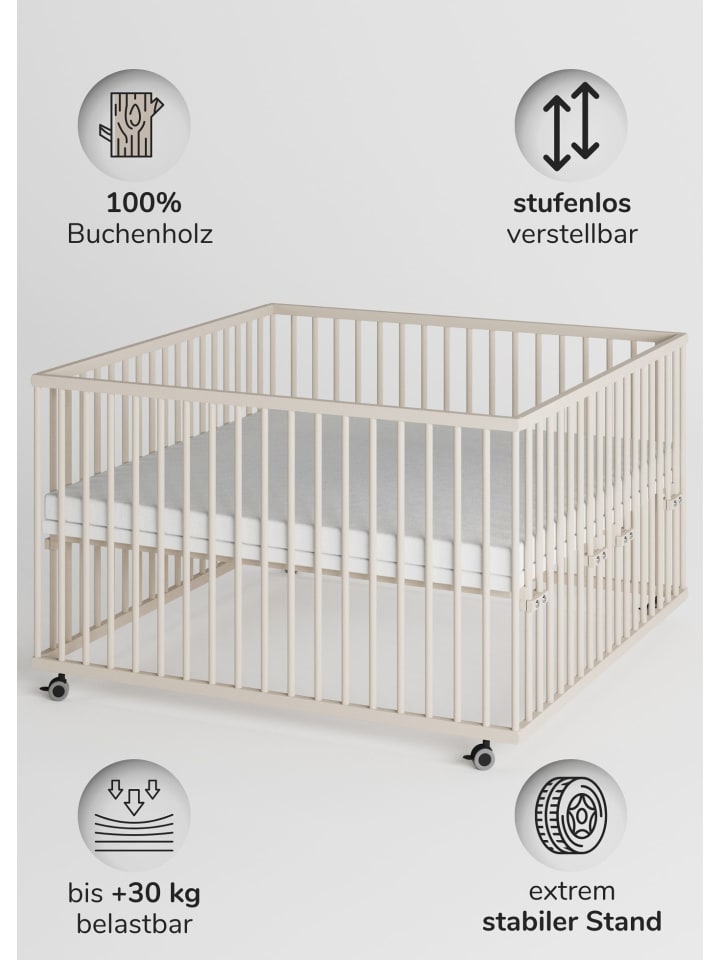 Sämann Sämann Laufgitter XXL Matratze & Sprossen sahara dust Premium Kollektion günstig kaufen