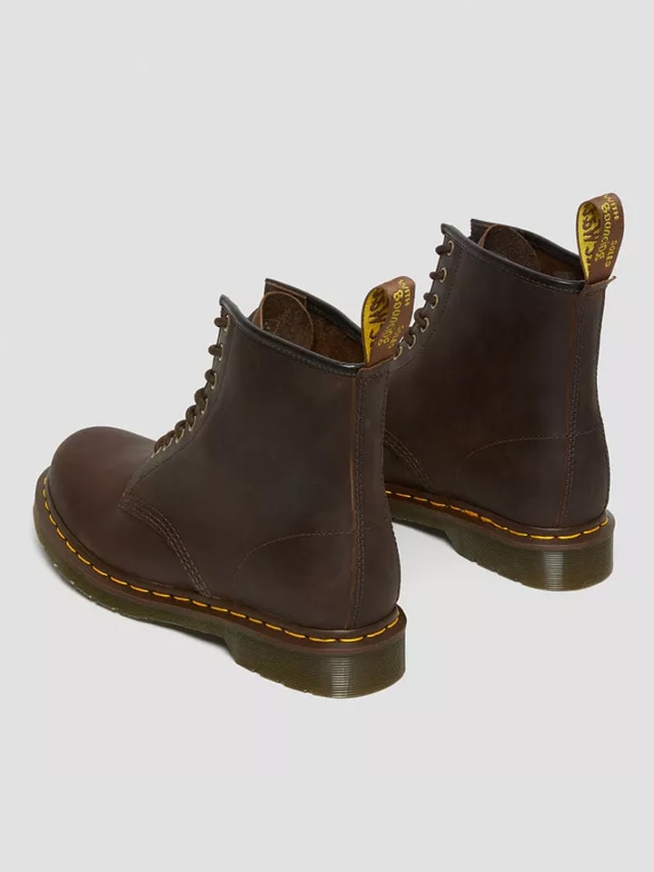 Dr. Martens Leder-Boots in Braun günstig kaufen