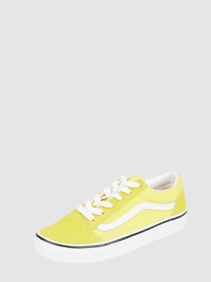 Sneaker aus Canvas in gelb