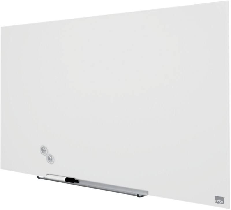 Nobo Impression Pro Glastafel Magnetisch Einseitig 100 (B) x 56 (H) cm Brillantweiß
