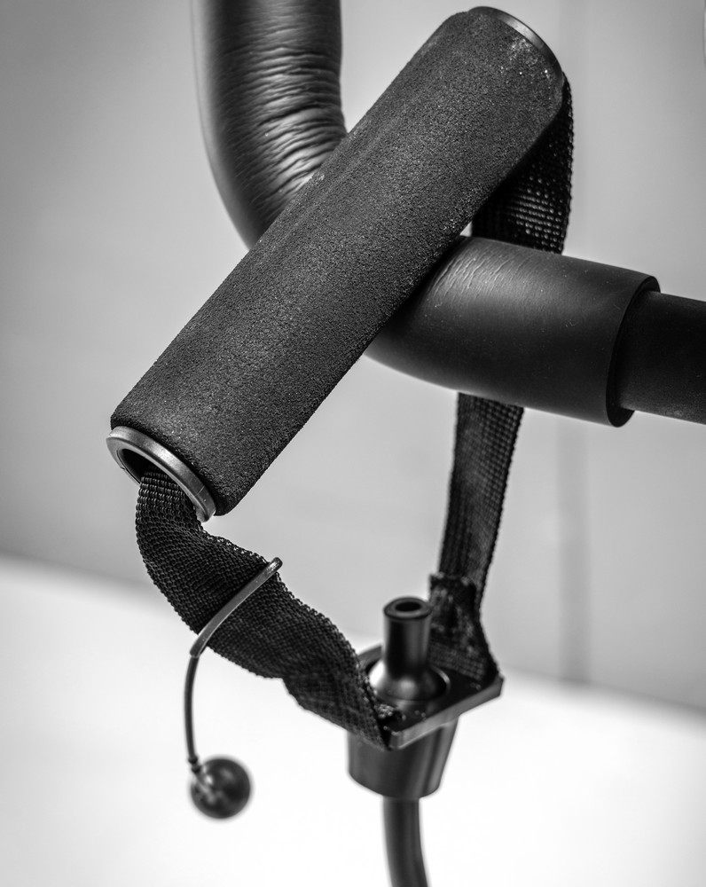 TOPFIT Swing-Stepper mit Haltegriff, Griffstange und LCD-Monitor