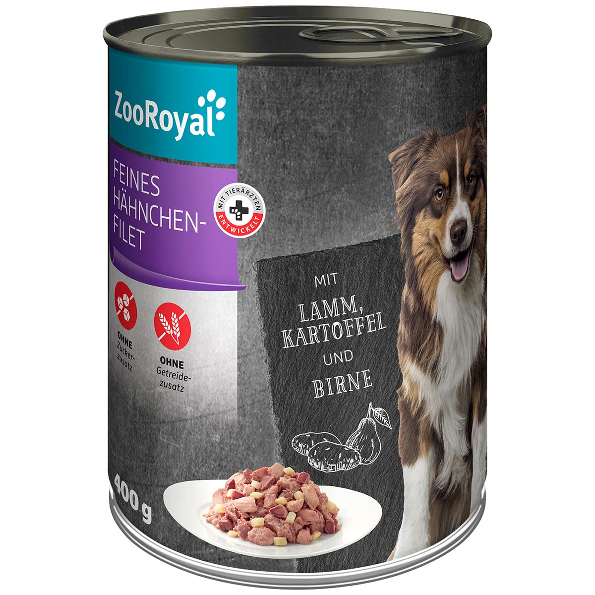 ZooRoyal Feines Hähnchenfilet Mixpaket 12x400g