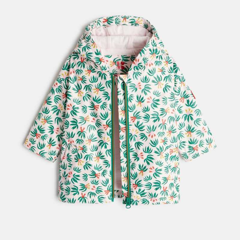 Coupe-vent bébé fille à motifs tropicaux rose Catimini