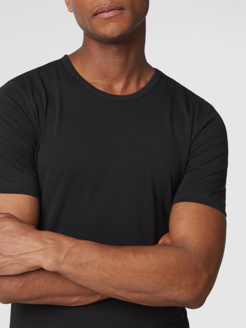 T-Shirt im 2er-Pack in schwarz