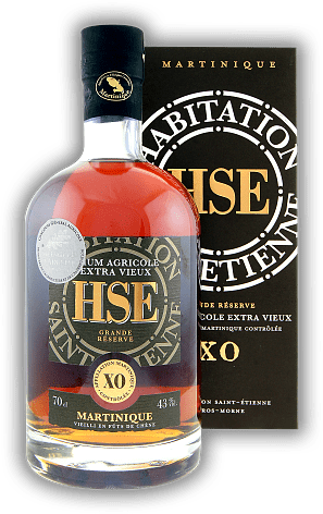 HSE Saint - Etienne Rhum Extra Vieux XO HSE Saint - Etienne Rhum Extra Vieux XO Dieser bemerkenswerte Rum ist aus einer Auswahl der Ältesten Jahrgänge der Plantage seit 1960. Alter 8 J. - 0,7	 Liter - Vol 43%