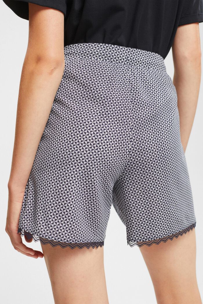 Jersey-Shorts mit Print