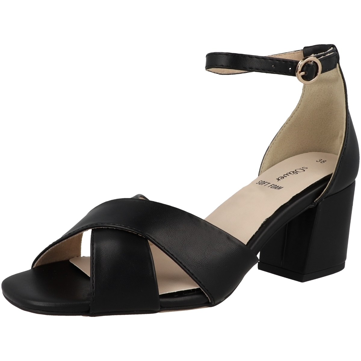 s.Oliver 5-28308-38 Sandaletten schwarz