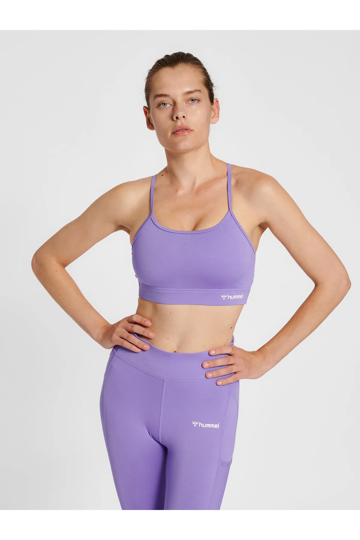 hummel  Sport-BH - Lila - Lizenzartikel