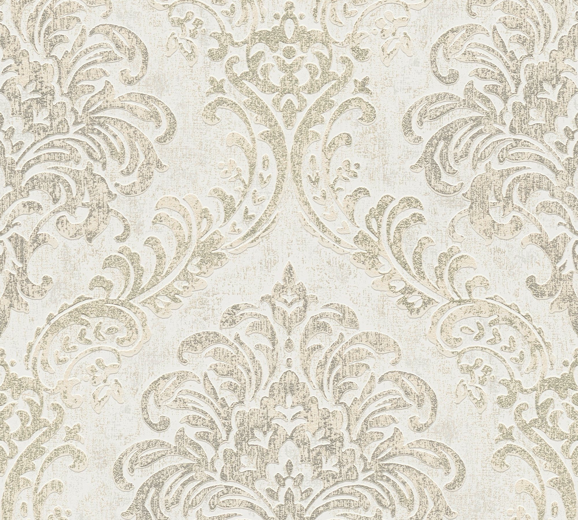 living walls Vliestapete Metropolitan Stories. Travel Styles. Ornament-Tapete, strukturiert, metallic, (1 St), Tapete Klassisch Elegant Barock Vintage-Optik Shabby Chic