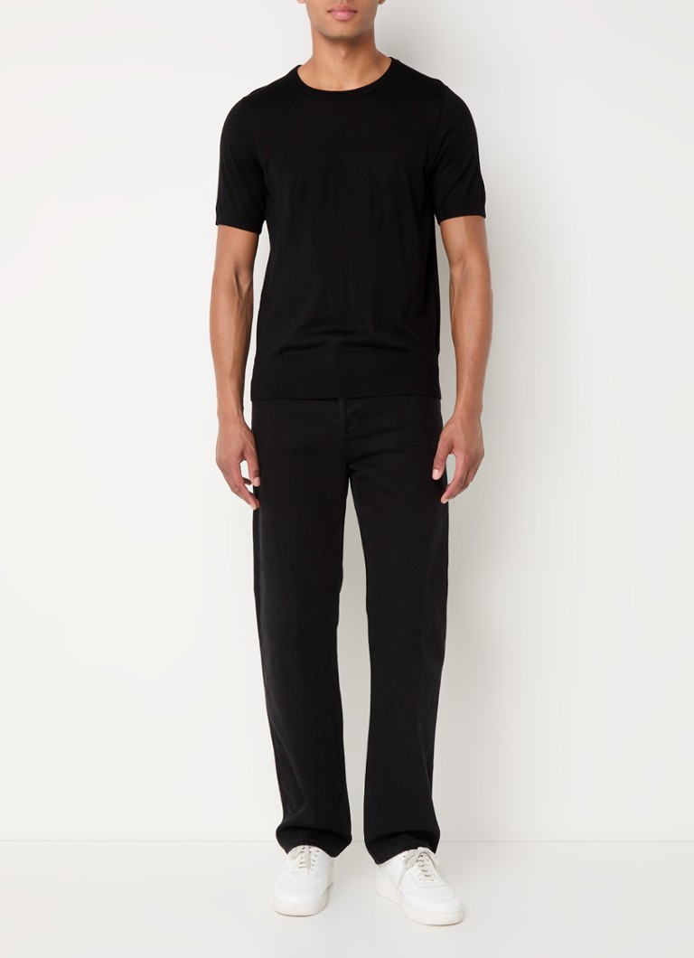 T-shirt Sandro in lana a maglia fine