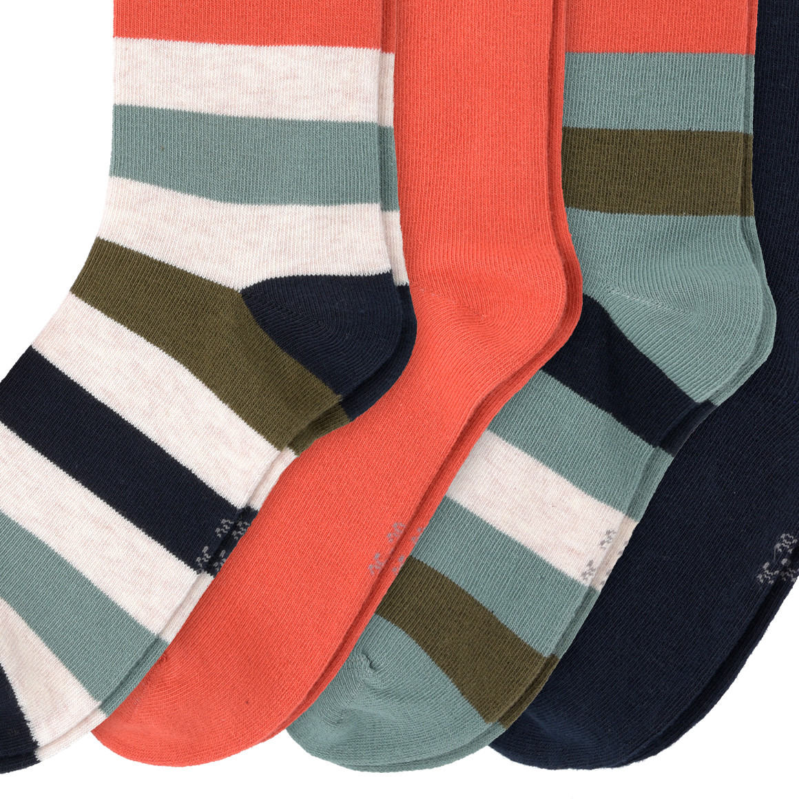 4 Paar Jungen Socken in verschiedenen Dessins