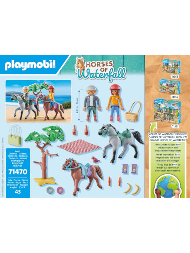 Playmobil Spielfigur Set Pferde von Waterfall - Strandausflug Amelia und Ben, 4-10 Jahre günstig kaufen onesize