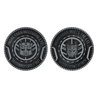 Transformers Medaillen-Set Autobots & Decepticons Limited Edition (2)