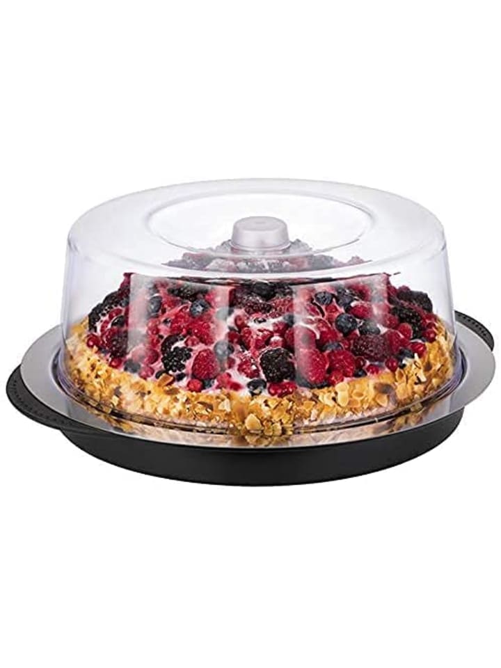 APS 6-tlg. Thermo Tablett Set in Schwarz/Transparent Ø 35 cm, H: 15 cm günstig kaufen onesize