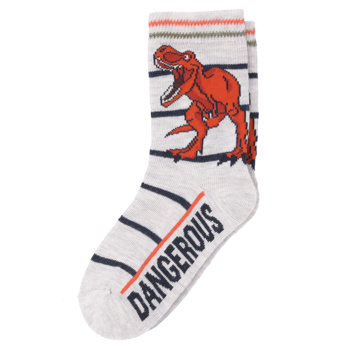 3 Paar Jungen Socken mit Dino-Motiven