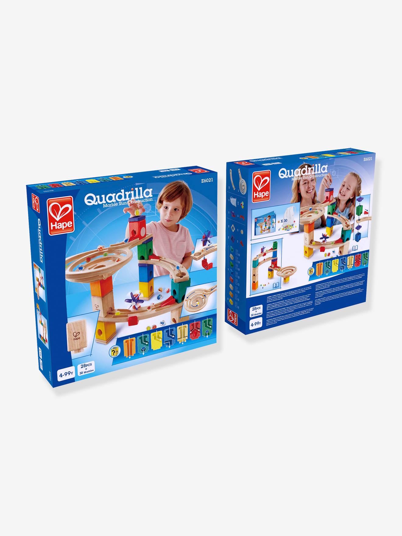 Hape Quadrilla Murmelbahn ENDSPURT HAPE - mehrfarbig