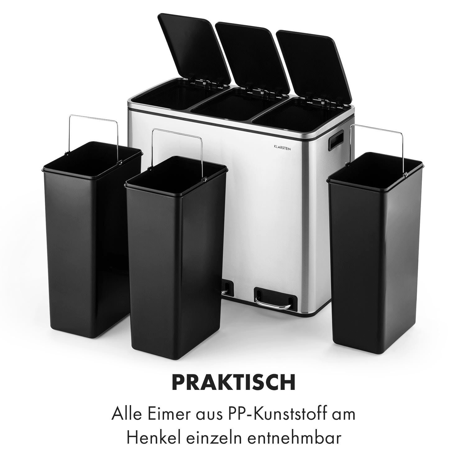 Klarstein Mülleimer Grandmaster Trash