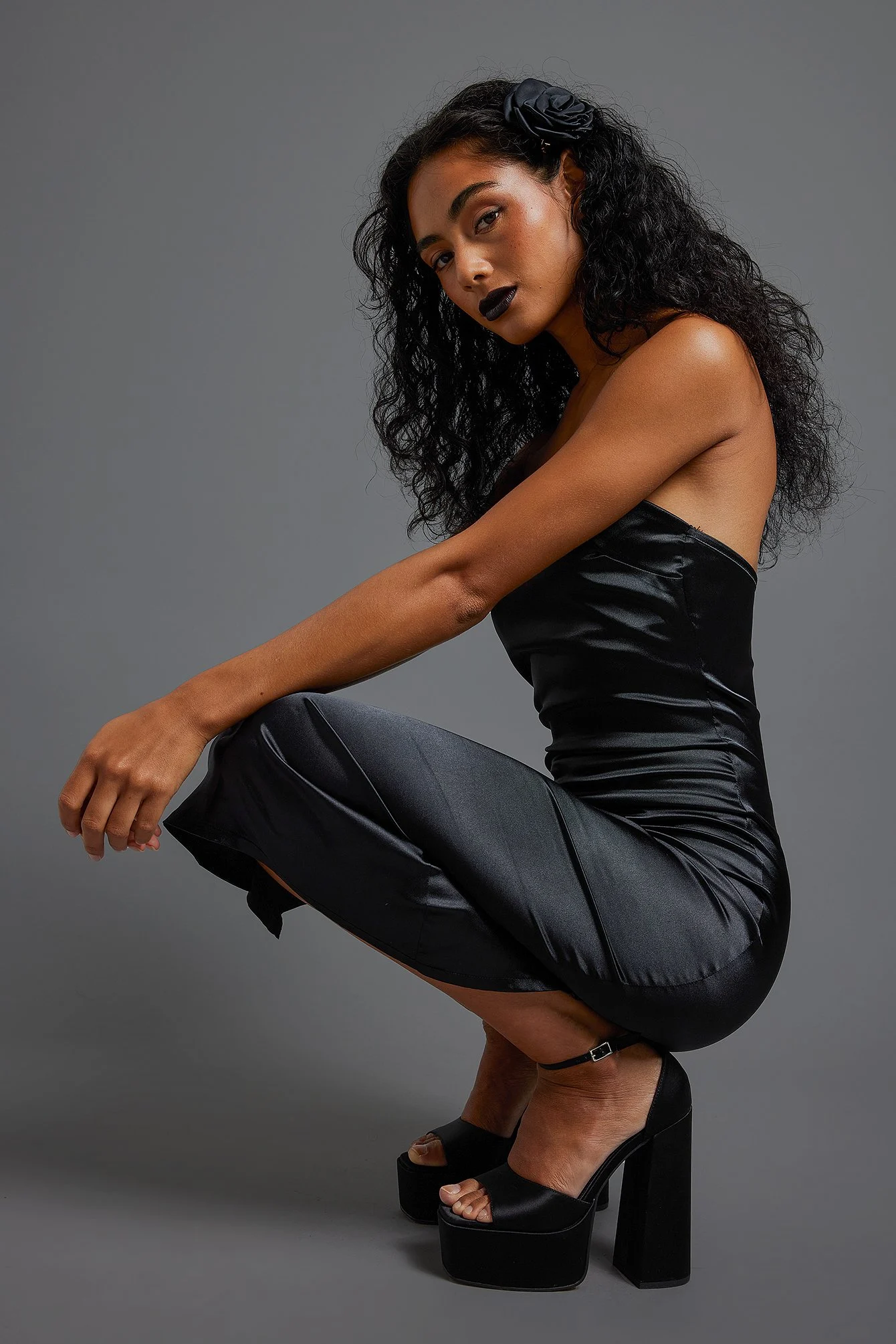 Bandeau-Midikleid