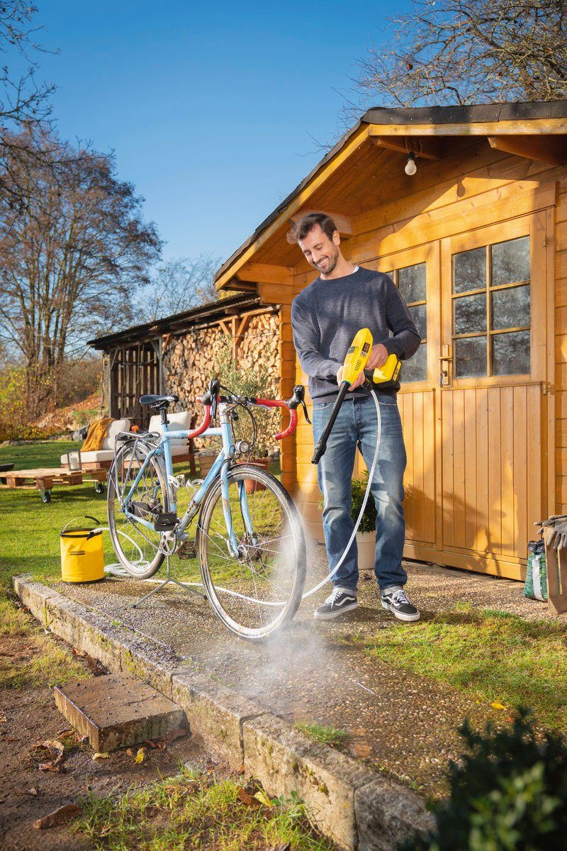 KÄRCHER Akku-Druckreiniger Handheld Cleaner KHB 4-18, Quick Connect, 21 bar Druck, ohne Akku und Ladegerät