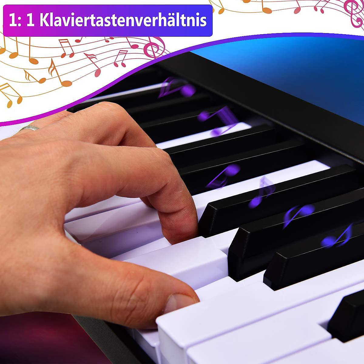 Keyboard mit Tragetasche 88 Tasten