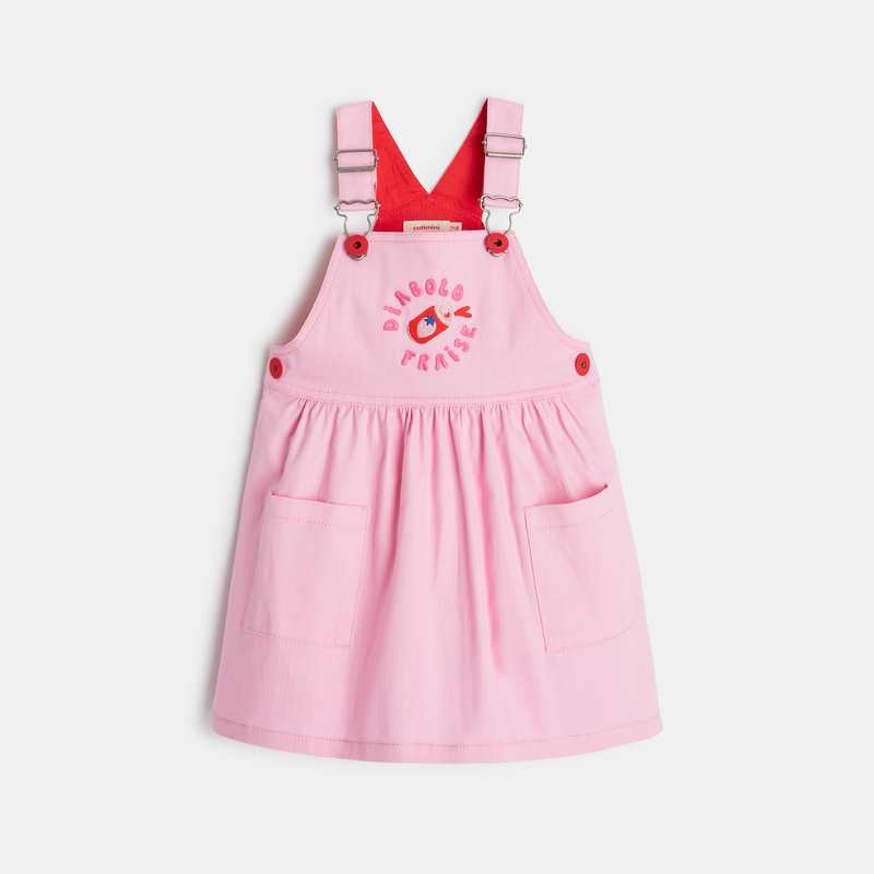 Robe salopette bébé fille rose Catimini