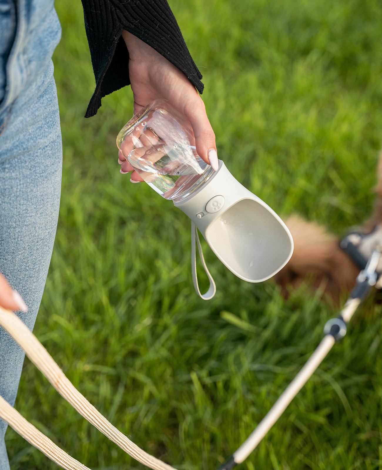 Lionto Trinkflaschen Lionto Hundetrinkflasche für Unterwegs