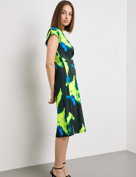 Shirtkleid mit Raffung in der Taille