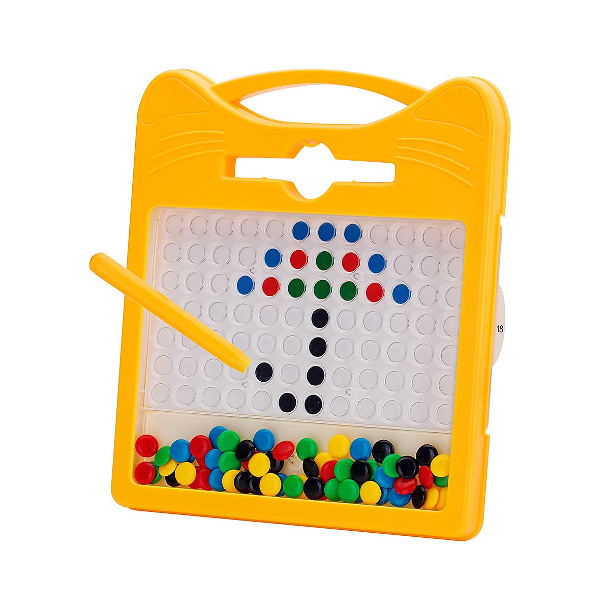 frler Magnetische Zeichentafel mit 60 Perlen Montessori Spielzeug Mitbringsel für Kinder