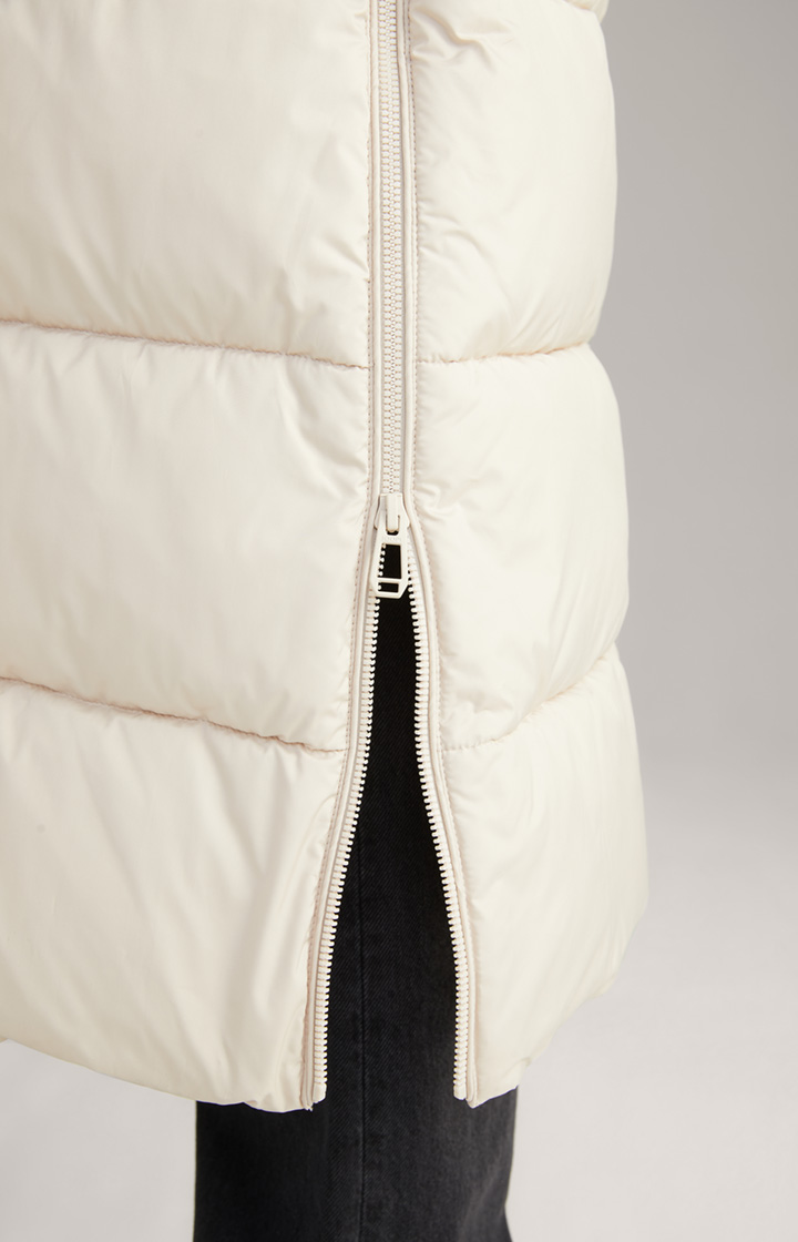 Steppmantel in Offwhite