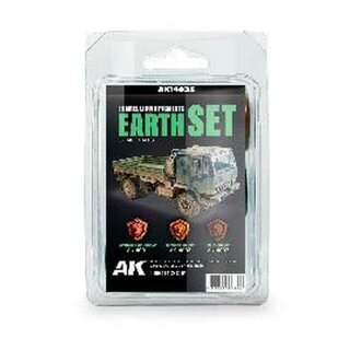 AK Liquid Pigment Set - Earth