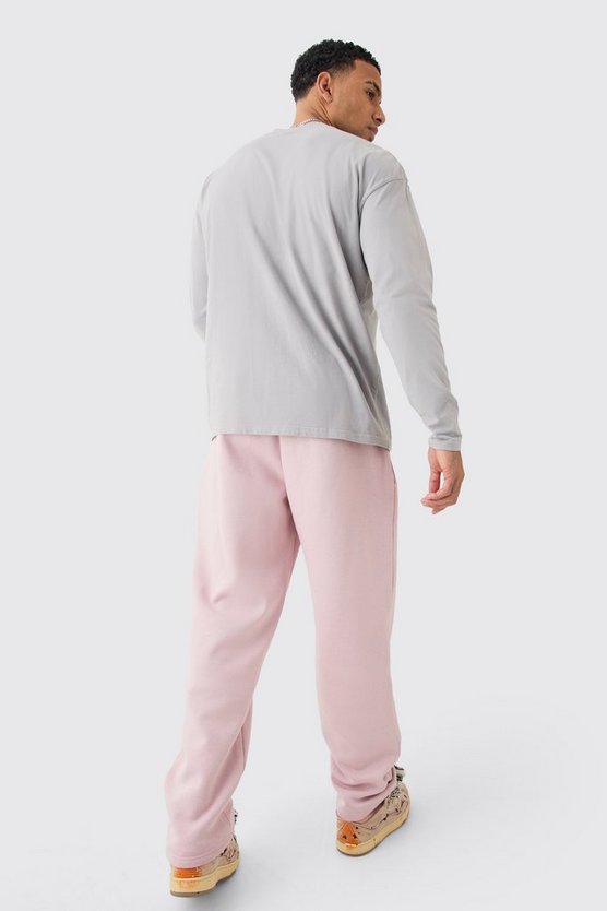 Langärmliges Oversize Man T-Shirt